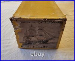 Ship Model Massachusetts 1781 Privateer Rattlesnake Solid hull Model shipways