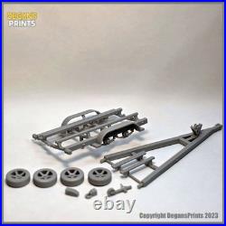 Skeeter SX230 Center Console Boat Model & trailer kit 1-24 scale diorama 3Dboat