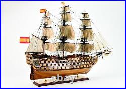 Spanish ship Santisima Trinidad Handcrafted Warship Model 45 Large Scale