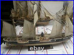 Steamboat Sailing Sailship Boat Model Kit Built ALABAMA