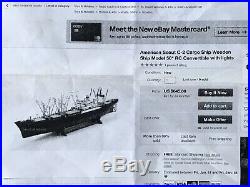 Sterling Models United States Lines American Scout C-2 Wooden R/C Ship Kit