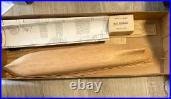 Sterling Models #d3 1/75 CIVIL War Uss Kearsarge Wood Ship Model Kit Rare