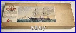 Sterling Models #d3 CIVIL War Uss Kearsarge Wood Ship Model Kit Rare! 32 3/4