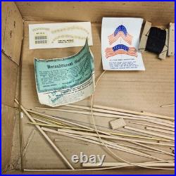 Sterling Models #d3 CIVIL War Uss Kearsarge Wood Ship Model Kit Rare! 32 3/4