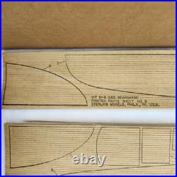 Sterling Models #d3 CIVIL War Uss Kearsarge Wood Ship Model Kit Rare! 32 3/4