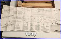 Sterling Models #d3 CIVIL War Uss Kearsarge Wood Ship Model Kit Rare! 32 3/4
