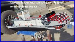 Sternwheeler JUANITA 124 1040mm 41 Wooden Model RC Model Ship Kit