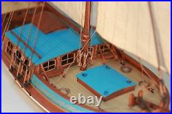 Sweden Yacht Sail Boat Scale 124 21 540 mm Wood Ship Model kit Shi cheng