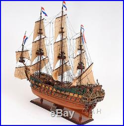 Tall Ship Model Holland Frigate Friesland 37 Wooden Sailboat New