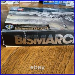 Tamiya 78013 1/350 German Battleship Bismarck Plastic Model Ship Kit COMPLETE