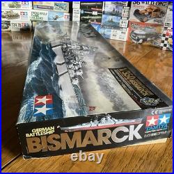 Tamiya 78013 1/350 German Battleship Bismarck Plastic Model Ship Kit COMPLETE