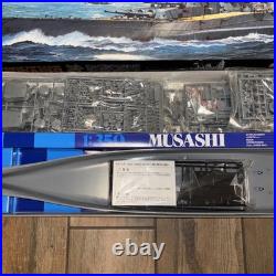 Tamiya 78031 Japanese Battleship Musashi 1/350 Scale Plastic Model Kit Open Box