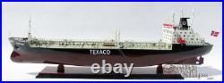 Texaco Bergen Tanker Handmade Wooden Oil Tanker Ship Model