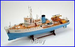 The Belafonte Steve Zissou's Ship Handmade Wooden Ship Model 36 with lights