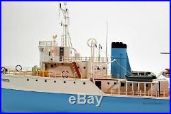 The Belafonte Steve Zissou's Ship Handmade Wooden Ship Model 36 with lights