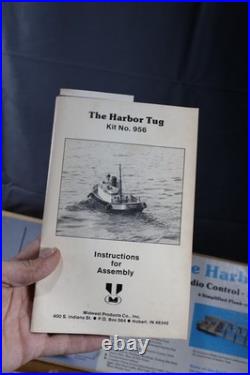 The Harbor Tug Remote Control Tugboat Kit Midwest Products Co. No. 956 UNBUILT