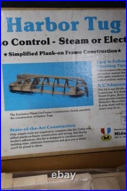 The Harbor Tug Remote Control Tugboat Kit Midwest Products Co. No. 956 UNBUILT