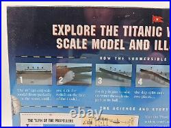 The Titanic Book and Submersible Model Set Susan Hughes Steve Santini NEW Sealed