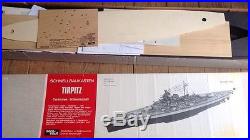 Tirpitz 1200 Scale Aero-Naut Rc Ship Kit #3619 New In Box