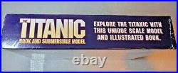 Titanic Book and Submersible Model. By Hughes and Santini. Factory Sealed. NEW