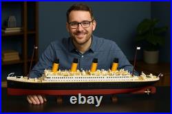 Titanic-Inspired Model. Large Ship Building Block Set 9,000+ Pcs Titanic-Inspired Model. Large Ship Building Block Set 9,000+ Pcs