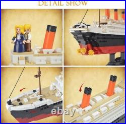 Titanic Model Kit with 1021 Building Blocks