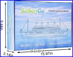 Titanic Model Kit with 1021 Building Blocks