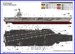 Trumpeter 05638 USS GERALD R. FORD CVN-78 1350 Model Kit Trumpeter 05638 USS GERALD R. FORD CVN-78 1350 Model Kit
