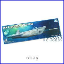 Trumpeter 06801 1/48 Scale DKM U-Boat VIIC U-552 Submarine Static Kit Warship