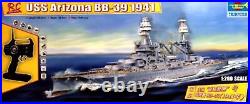 Trumpeter 07015 1200 USS SHIP ARIZONA WITH REMOTE CONTROL BB-39 1941 R/C 2.4G