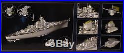 Trumpeter 1200 03702 German Battleship Bismarck 1940 Model Ship Kit