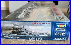 Trumpeter 1350 British Battlecruiser HMS REPULSE 1941 Model Ship Kit