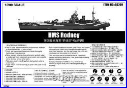 Trumpeter 1/200 HMS RODNEY Battleship Model Kit BLACK FRIDAY FREE SHIPPING