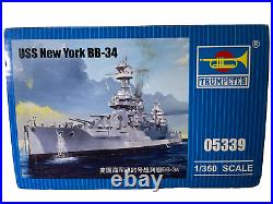 Trumpeter 1/350 USS New York BB34 Battleship Model Kit #05339