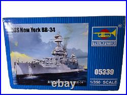 Trumpeter 1/350 USS New York BB34 Battleship Model Kit #05339