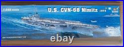 Trumpeter 1/350 USS Nimitz CVN-68 Aircraft Carrier Model Kit (1975) UNASSEMBLED Trumpeter 1/350 USS Nimitz CVN-68 Aircraft Carrier Model Kit (1975) UNASSEMBLED