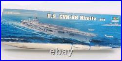 Trumpeter 1/350 US CVN-68 Nimitz Aircraft Carrier 1975 Model Kit 05605 Open Box