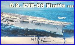 Trumpeter 1/350 US CVN-68 Nimitz Aircraft Carrier 1975 Model Kit 05605 Open Box