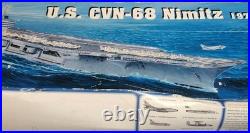 Trumpeter 1/350 US CVN-68 Nimitz Aircraft Carrier 1975 Model Kit 05605 Open Box