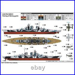 Trumpeter DKM H Class Battleship 1/350 Plastic Static Military Warship Model Kit