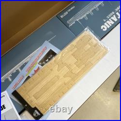 Trumpeter RMS Titanic 1200 Model Kit 03719 Unassembled With Stand LED wood deck