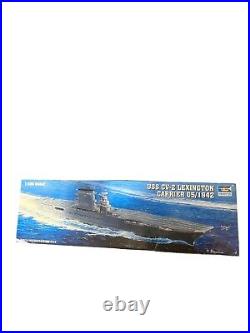 Trumpeter USS CV-2 Lexington Carrier 05/1942 1/350 Model Ship Complete READ