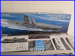 Trumpeter USS CV-2 Lexington Carrier 1942 1/350 Scale Model Kit New Open Box