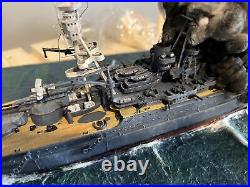 USS Arizona Pearl Harbor Explosion Diaroma Model 1/426