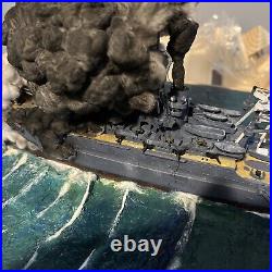 USS Arizona Pearl Harbor Explosion Diaroma Model 1/426