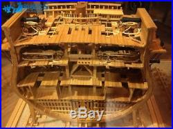 USS Bonhomme Richard Full rib Cross Section Pear Scale 1/48 Wood Ship Model Kit