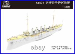 USS CHESTER CY534 CS1/CL1 Model Kit-Detailed Naval Cruiser Assembly Set #1/350