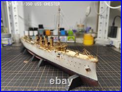 USS CHESTER CY534 CS1/CL1 Model Kit-Detailed Naval Cruiser Assembly Set #1/350