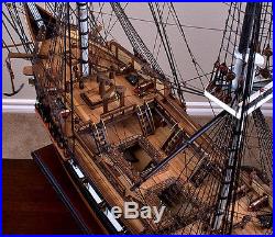 USS CONSTELLATION 42 wood model ship large scaled American sailing boat