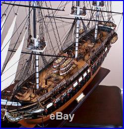 USS CONSTITUTION 52 wood model ship large scaled American sailing boat